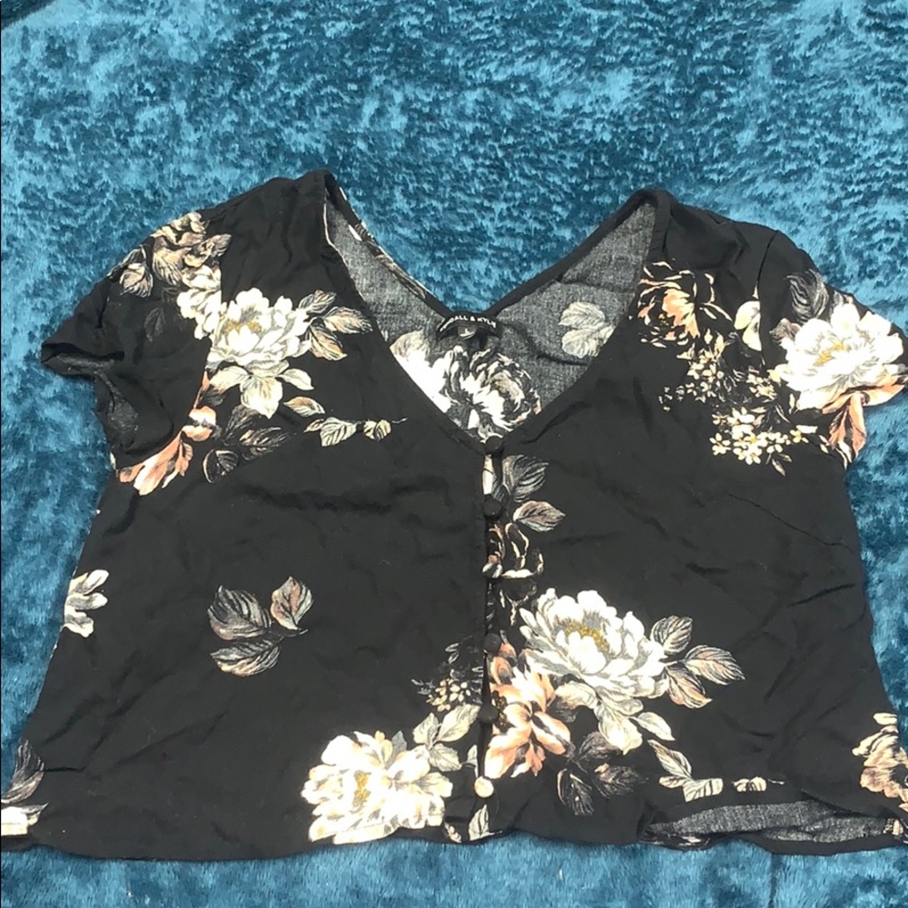 Floral crop top